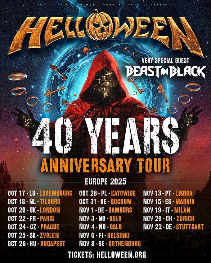 HELLOWEEN: 40 Years Anniversary Tour 2025